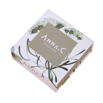 Luxury White Card Cosmetic Packaging Box Lightweight Flip Gift Box Fashionable