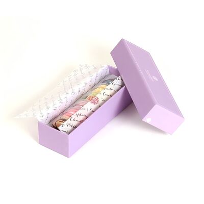 Customizable Hard Macaron Packaging Box Non Toxic Safe With Vacuum Lining