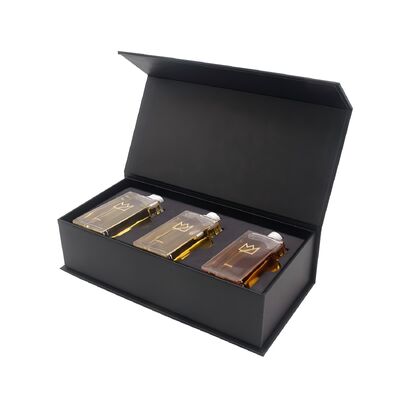 Customizable Wine Packaging Box High End Magnetic Flip Cover Impact Resistance