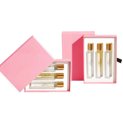 Customized Perfume Sample Box With Paper Inner Tray And Matte Coated Film