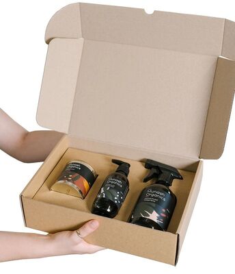 Customized Bottle Transport Box Corrugated Cardboard With Paper Lining