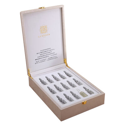 Customized Cosmetic Packaging Box Secondary Polishing Essence Bronzing Skincare Product Box