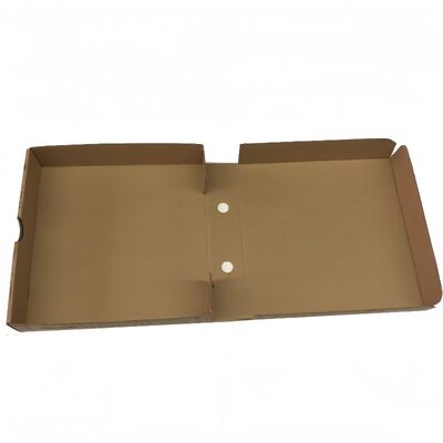 Customized Corrugated Pizza Box Flip Cover Lightweight And Space Saving