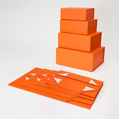 Foldable Sturdy Magnetic Gift Box Customizable With Full Color Printing