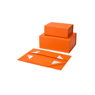 Folding Lipstick Gift Box High End Book Shaped With Magnetic Closure Quick Assembly