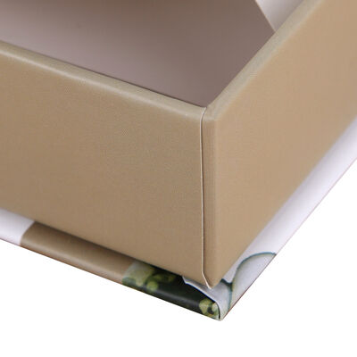 Luxury White Card Cosmetic Packaging Box Lightweight Flip Gift Box Fashionable