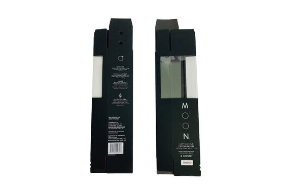 Customizable Dustproof Data Cable Storage Box Black Cardboard Surface Hot Stamping