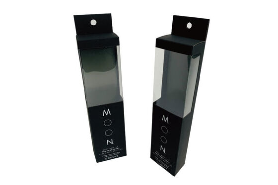 Customizable Dustproof Data Cable Storage Box Black Cardboard Surface Hot Stamping