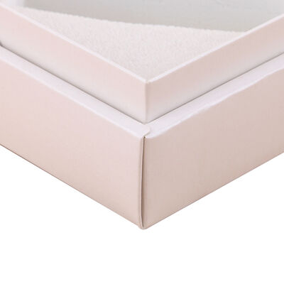 Customized Luxury Flip Top Gift Box Hot Stamping Logo Skincare With Sponge Lining