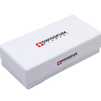 White Card Watch Gift Box Hot Stamping Logo Waterproof With EVA Inside