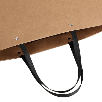 Lightweight Custom Paper Bag Kraft Paper Bag Gift Bag For Cosmetics Or Clothing Store