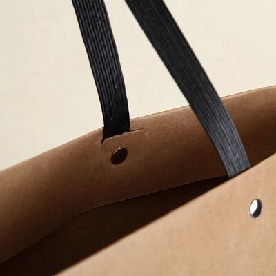 Lightweight Custom Paper Bag Kraft Paper Bag Gift Bag For Cosmetics Or Clothing Store