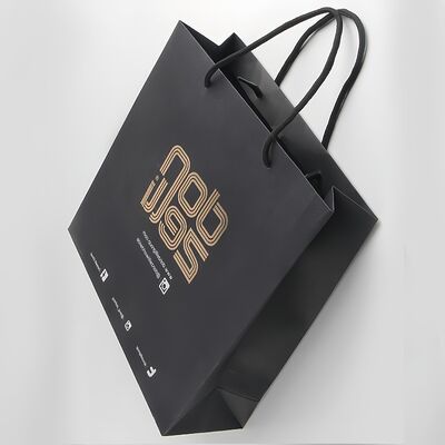 Customizable Paper Gift Box Hot Stamping Gift Packing Paper Bag Lightweight