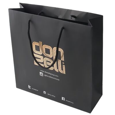 Customizable Paper Gift Box Hot Stamping Gift Packing Paper Bag Lightweight