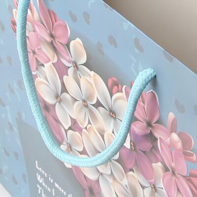 High End Custom Clothing Packaging Beauty Clothing Shopping Bag Lightweight