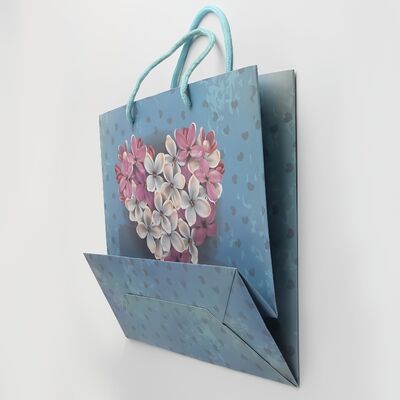 High End Custom Clothing Packaging Beauty Clothing Shopping Bag Lightweight