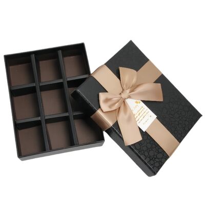 Customized High End Food Packaging Box Heaven And Earth Cover Chocolate Boutique Gift Box