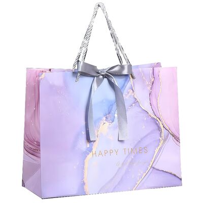 Customized Logo Printed Gift Bags High End For Jewelry Or Skincare Products