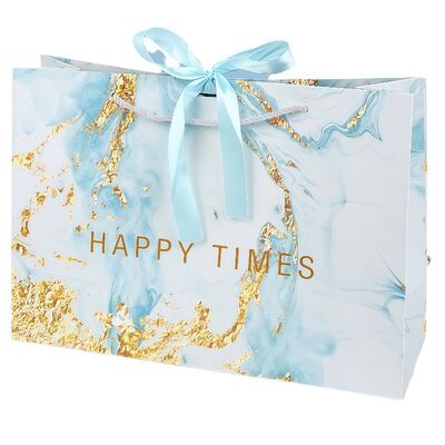 Customized Logo Printed Gift Bags High End For Jewelry Or Skincare Products