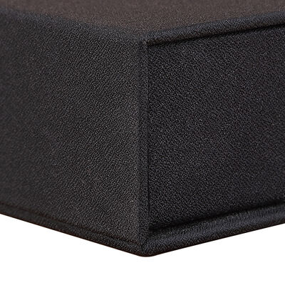 Black Card Paper Gift Box Hot Silver Logo Magnetic Book Box Convenient