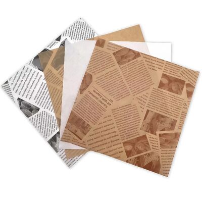 Food Grade Oil Proof Paper Customize Non Stick For Air Fryers Or Pizza Boxes