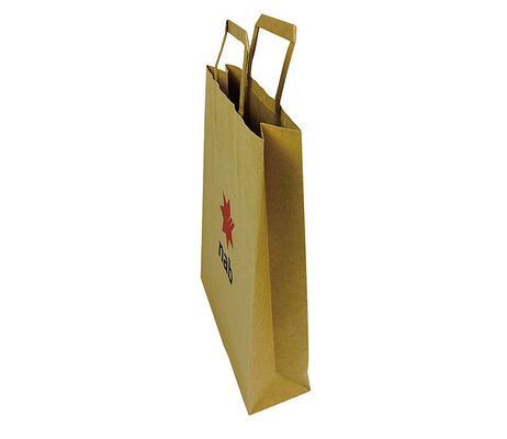 Customization Kraft Paper Gift Bag Environmental Protection for brand communication