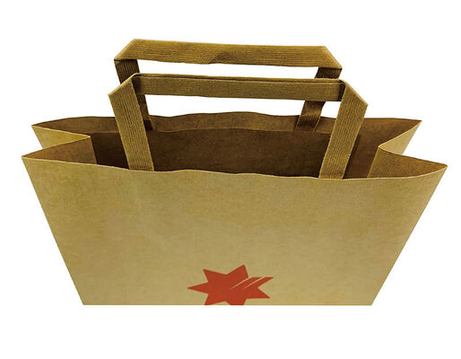 Customization Kraft Paper Gift Bag Environmental Protection for brand communication
