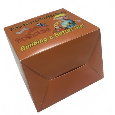 Customized Cute Window Toy Box Portable And Printable Toy Packaging Box