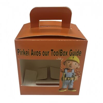 Customized Cute Window Toy Box Portable And Printable Toy Packaging Box