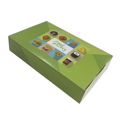 Customized Food Packaging Box Small Batch Printing Window Sandwich Paper Box