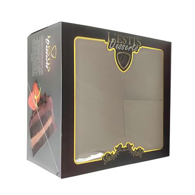 Customized Food Packaging Box Small Batch Printing Window Sandwich Paper Box