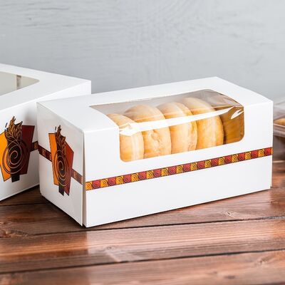 Customization Food Packaging Box Convenient Personalised Cake Boxes With Lining