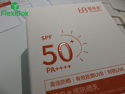 Custom Embossed Cosmetic Box | Luxury Spot UV Packaging Box
