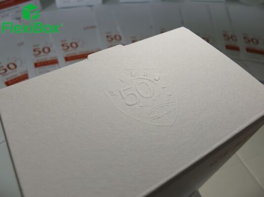 Custom Embossed Cosmetic Box | Luxury Spot UV Packaging Box