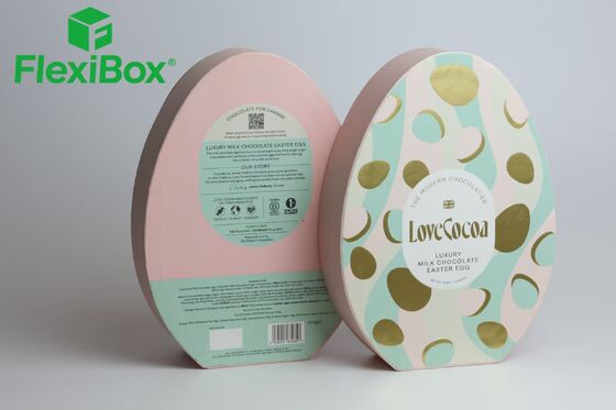 Colorful Vintage Chocolate Egg Gift Box