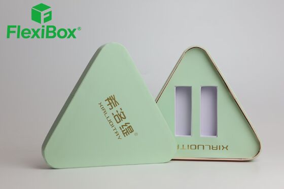 Premium Triangular Smart Electronic Product Packaging Box with Flip-Top Opening and Customizable Interior