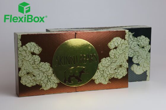 Customized Luxury Magnetic Gift Box with Oriental Cultural Elements and High-Quality Rigid Paperboard