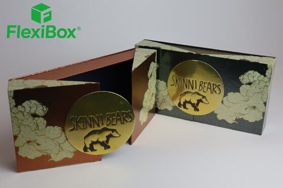 Customized Luxury Magnetic Gift Box with Oriental Cultural Elements and High-Quality Rigid Paperboard