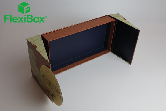 Customized Luxury Magnetic Gift Box with Oriental Cultural Elements and High-Quality Rigid Paperboard