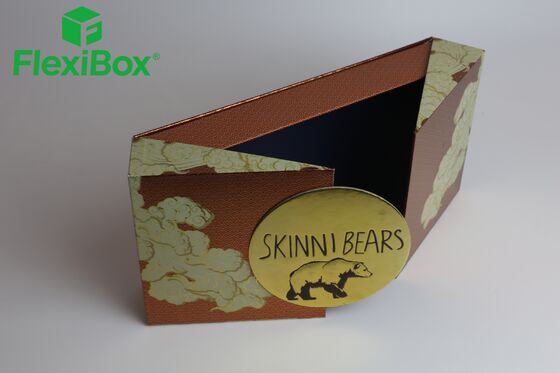 Customized Luxury Magnetic Gift Box with Oriental Cultural Elements and High-Quality Rigid Paperboard