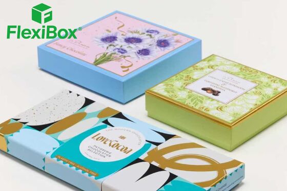Rigid Lid-and-Base Chocolate Gift Box with Dual-Style Designs and Food-Grade Inserts for Premium Food Gifting