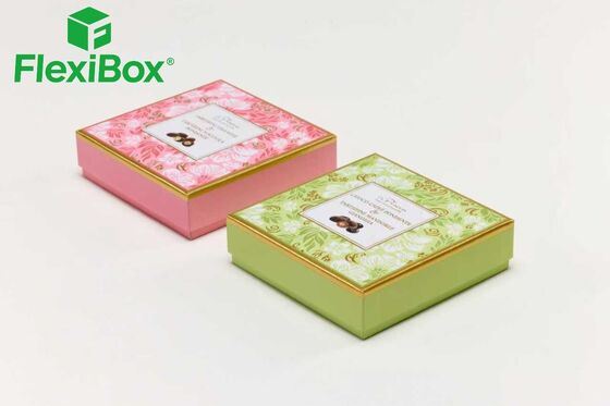 Rigid Lid-and-Base Chocolate Gift Box with Dual-Style Designs and Food-Grade Inserts for Premium Food Gifting