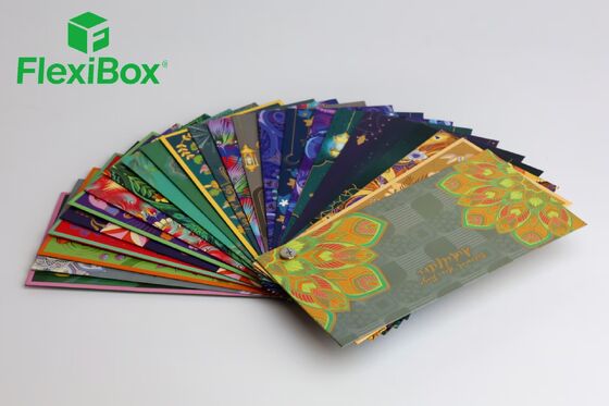 Custom Festival Red Packet with High-grammage Cardstock, Hot-stamping and Embossing, and Multilingual Printing for Hari Raya and Chinese New Year