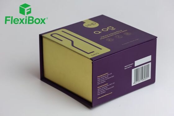 Flip-Top Food Gift Box with Book-Style Rigid Flip Box Structure and Food-Grade Insert for Premium Chocolate and Tea Packaging