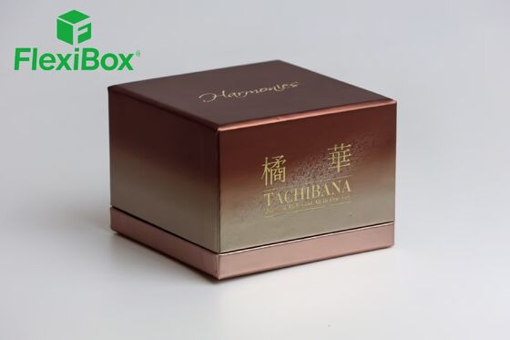 Flip-Top Food Box with Round Inner Tray and Hinged-Lid Rigid Box for Tea Cakes and Chocolates