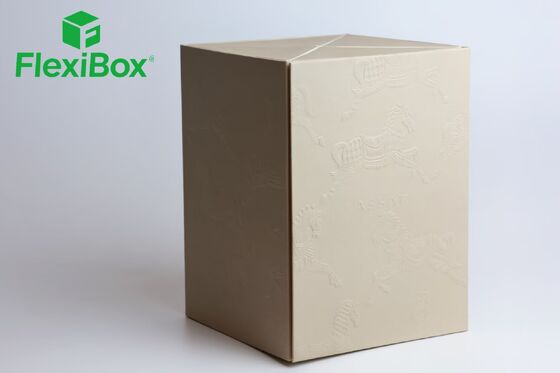 Foldable Multi-Slot Paper Gift Box with Embossed Horse Pattern and Multi-Compartment Separation Rigid Gift Box