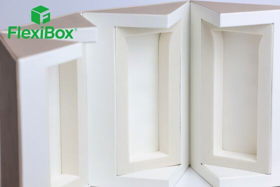 Foldable Multi-Slot Paper Gift Box with Embossed Horse Pattern and Multi-Compartment Separation Rigid Gift Box