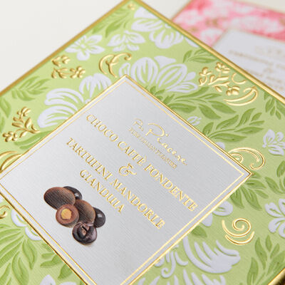 Caixa de embalagem de alimentos personalizada Caixa de papel de chocolate dobrável com impressão de logotipo