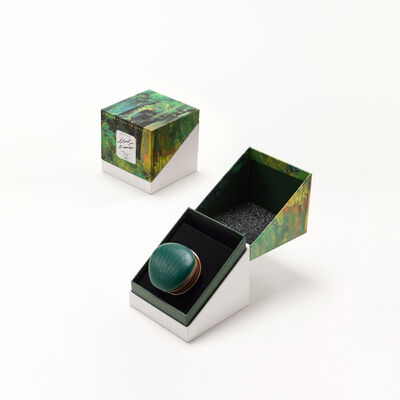 Estilo botella de aceite esencial caja de embalaje personalizado diseñado con un color llamativo