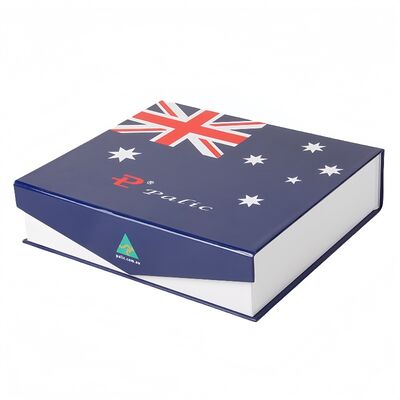 Flip Cover Magnetic Cardboard Box With Printed Logo High Capacity And Hardness